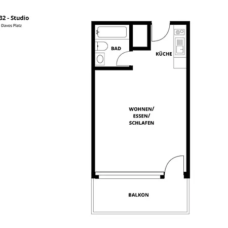Cresta Apartments - Studios Davos Exterior photo